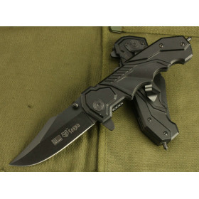 OEM SJ-8011 FOLDING SURVIVAL KNIFE WITH ALUMINUM HANDLE  UDTEK00674